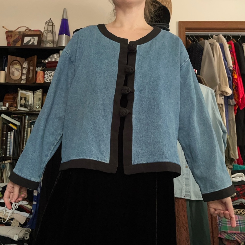 90s Lightweight Denim Jacket - image 8